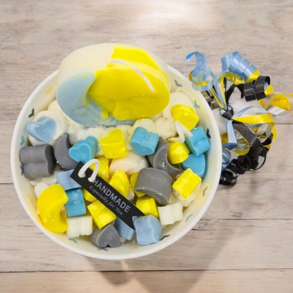 Handmade ✦ Love You to the Moon & Back Mug Candle ✦ Good Fortune Soy Wax 16oz - Picture 2 of 8